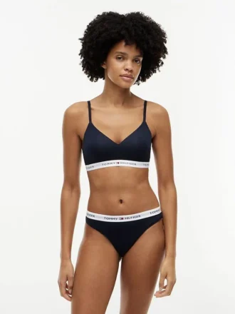 Set de 3 slipuri bikini cu logo Tommy