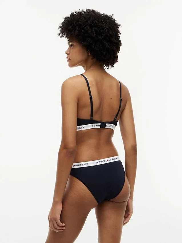 Set de 3 slipuri bikini cu logo Tommy Set de 3 slipuri bikini cu logo Tommy
