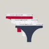 Set de 3 tanga clasice din bumbac Set de 3 tanga clasice din bumbac