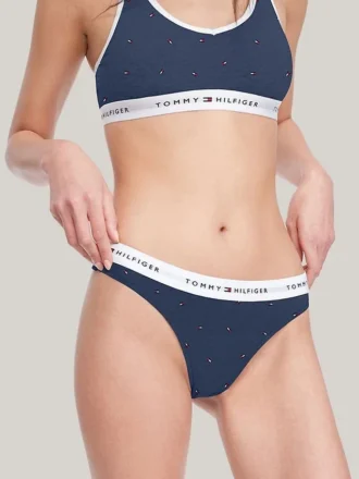 Set de 3 tanga clasice din bumbac
