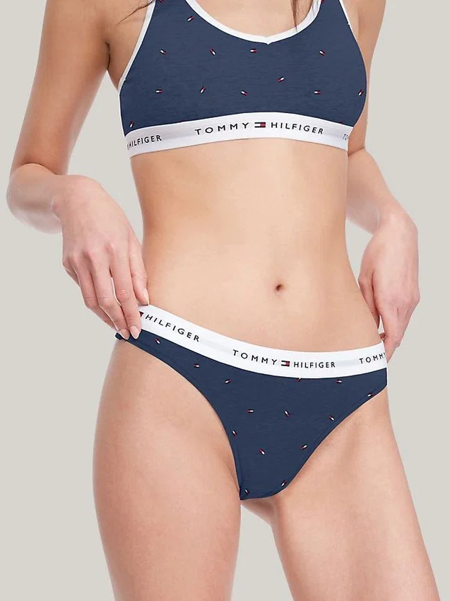 Set de 3 tanga clasice din bumbac Set de 3 tanga clasice din bumbac