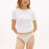 Set de 3 tanga cu bordură din dantelă