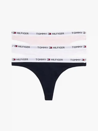 Set de 3 tanga cu logo Tommy