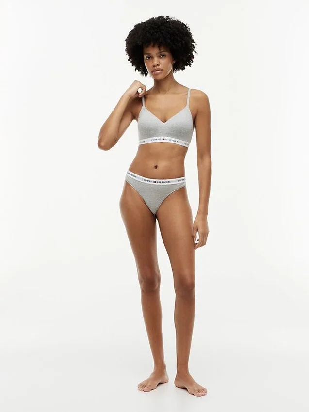Set de 3 tanga cu logo Tommy Set de 3 tanga cu logo Tommy