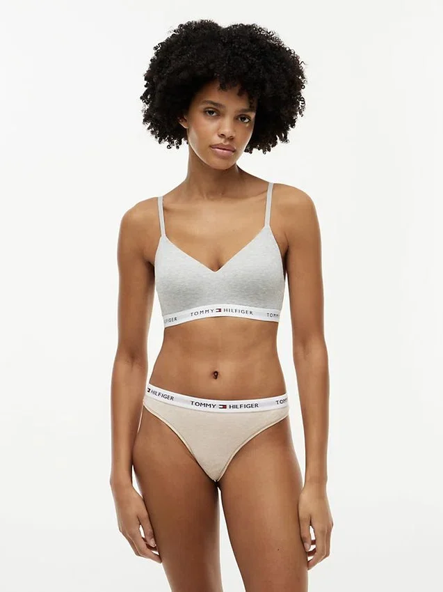Set de 3 tanga cu logo Tommy Set de 3 tanga cu logo Tommy