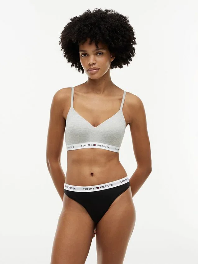 Set de 3 tanga cu logo Tommy Set de 3 tanga cu logo Tommy