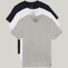 Set de 3 tricouri cu guler în V Cotton Classics Set de 3 tricouri cu guler în V Cotton Classics