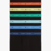 Set de 7 boxeri cu bandă multicoloră Set de 7 boxeri cu bandă multicoloră