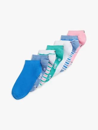 Set de 7 perechi de Șosete scurte Daisy Mix pentru copii