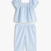 Set de bluză și pantaloni în carouri pentru bebeluși Set de bluză și pantaloni în carouri pentru bebeluși