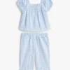 Set de bluză și pantaloni în carouri pentru bebeluși Set de bluză și pantaloni în carouri pentru bebeluși