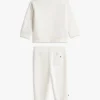 Set de hanorac și pantaloni cu logo Tommy pentru bebeluși Set de hanorac și pantaloni cu logo Tommy pentru bebeluși