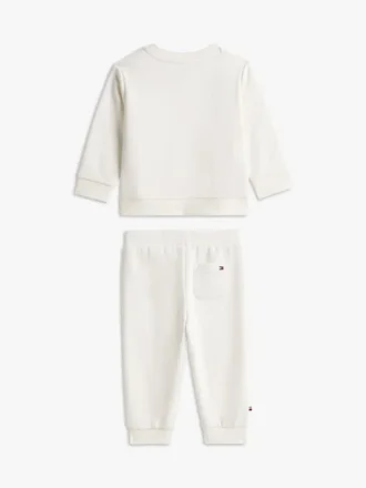 Set de hanorac și pantaloni cu logo Tommy pentru bebeluși