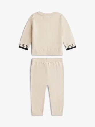 Set de hanorac și pantaloni jogger cu logo pentru bebeluși