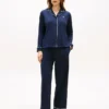 Set de pijamale cu cămașă cu mâneci lungi și pantaloni