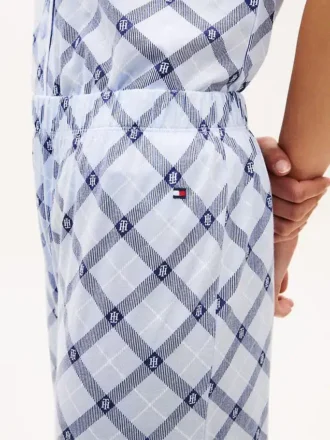 Set de pijamale cu cămașă cu mâneci scurte și pantaloni scurți
