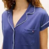 Set de pijamale cu cămașă cu mâneci scurte și pantaloni scurți Set de pijamale cu cămașă cu mâneci scurte și pantaloni scurți
