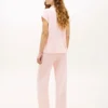 Set de pijamale cu cămașă cu mâneci scurte și pantaloni scurți Set de pijamale cu cămașă cu mâneci scurte și pantaloni scurți