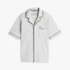 Set de pijamale cu cămașă cu mâneci scurte și pantaloni scurți Set de pijamale cu cămașă cu mâneci scurte și pantaloni scurți