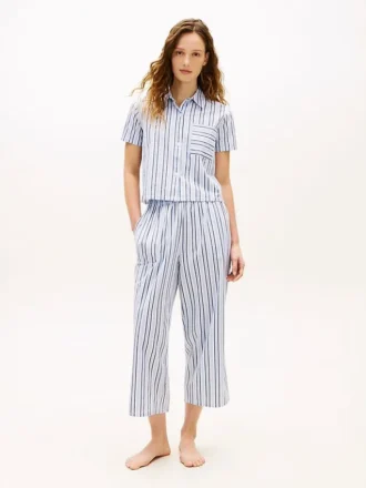 Set de pijamale cu cămașă scurtă și pantaloni