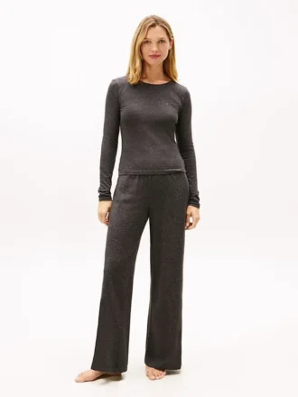Set de pijamale cu mâneci lungi și pantaloni Shimmer Set de pijamale cu mâneci lungi și pantaloni Shimmer