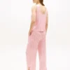 Set de pijamale cu top scurt și pantaloni Set de pijamale cu top scurt și pantaloni