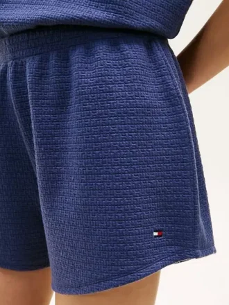 Set de pijamale cu tricou Henley și pantaloni scurți