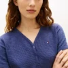 Set de pijamale cu tricou Henley și pantaloni scurți