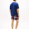 Set de pijamale cu tricou și pantaloni scurți din țesătură