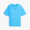 Set de pijamale cu tricou și pantaloni scurți din țesătură Set de pijamale cu tricou și pantaloni scurți din țesătură