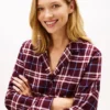 Set de pijamale din flanel cu pantaloni Set de pijamale din flanel cu pantaloni
