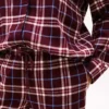 Set de pijamale din flanel cu pantaloni Set de pijamale din flanel cu pantaloni