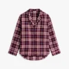 Set de pijamale din flanel cu pantaloni Set de pijamale din flanel cu pantaloni