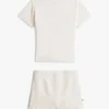 Set de tricou și pantaloni scurți cu logo Tommy pentru bebeluși Set de tricou și pantaloni scurți cu logo Tommy pentru bebeluși