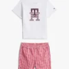 Set de tricou și pantaloni scurți cu monogramă pentru bebeluși Set de tricou și pantaloni scurți cu monogramă pentru bebeluși