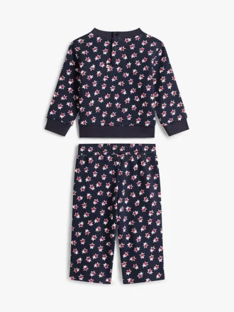 Set pentru bebeluși cu bluză cu stele și pantaloni cu croi larg