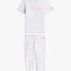 Set tricou și colanți cu model pointelle pentru bebeluși Set tricou și colanți cu model pointelle pentru bebeluși