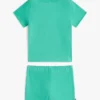 Set tricou și pantaloni scurți cu logo Palm pentru bebeluși