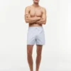 Slip de baie cu monogramă și dungi de 5″ Slip de baie cu monogramă și dungi de 5″