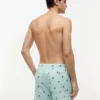 Slip de baie cu monogramă și dungi de 5″ Slip de baie cu monogramă și dungi de 5″