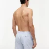 Slip de baie cu monogramă și dungi de 5″ Slip de baie cu monogramă și dungi de 5″