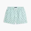 Slip de baie cu monogramă și dungi de 5″ Slip de baie cu monogramă și dungi de 5″