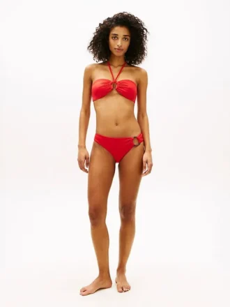 Slip de bikini clasic cu inel pentru partea de jos