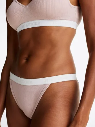 Slip de bikini cu logo monotip