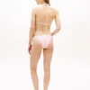 Slip de bikini cu monogramă script pe partea de jos