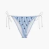 Slip de bikini cu monogramă script pe partea de jos