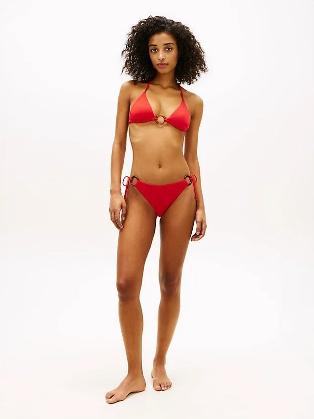 Sutien de bikini triunghiular cu inel Sutien de bikini triunghiular cu inel