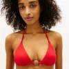 Sutien de bikini triunghiular cu inel Sutien de bikini triunghiular cu inel
