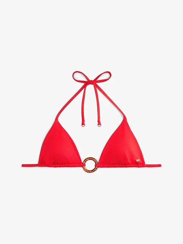 Sutien de bikini triunghiular cu inel Sutien de bikini triunghiular cu inel
