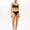 Sutien push-up fără sârmă cu logo repetat
